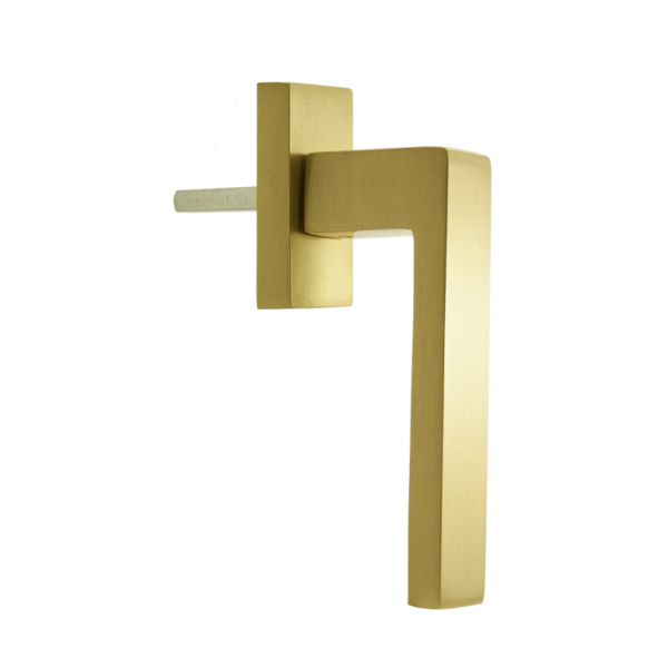 Maniglia per finestra dk Willy movimento 4 scatti metallo 7x35 Oro Satinato |  KTS